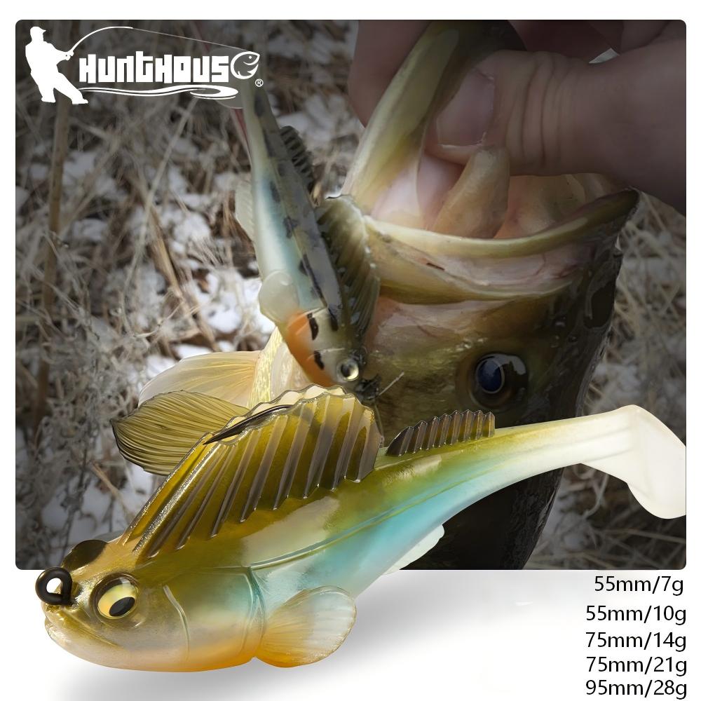 Fishing Boat Paddle - Hunthouse Fishing Lure Soft Bait Jig