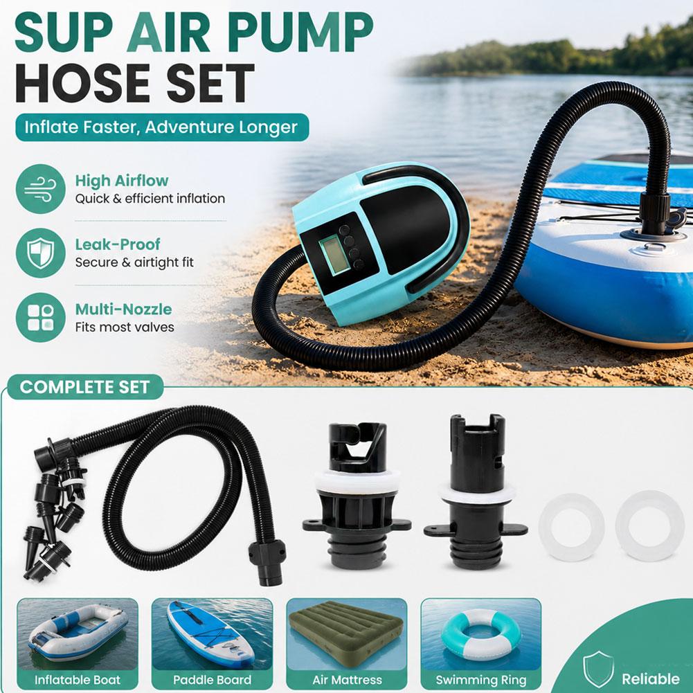 Air Hose Kit with 7 Nozzles El - Fishing Boat Paddle review and price